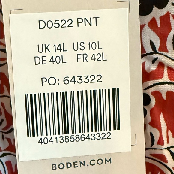 NWT Boden Mini Shift Shirt Dress Paisley Terrace - Picture 7 of 9